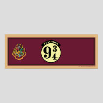 HOGWARTS™ EXPRESS Platform 9 3/4 Banner Poster