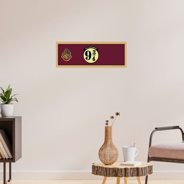 HOGWARTS™ EXPRESS Platform 9 3/4 Banner Poster | Zazzle