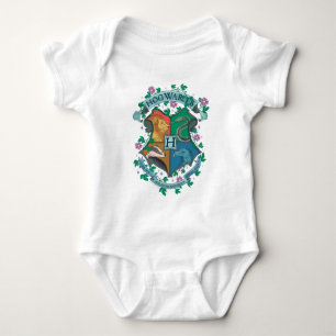 HOGWARTS™ Floral Crest Baby Bodysuit