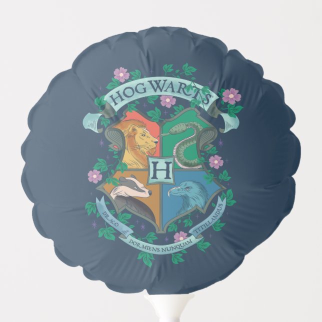 HOGWARTS™ Floral Crest Balloon (Front)