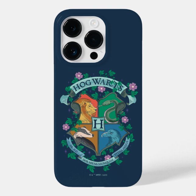HOGWARTS™ Floral Crest Case-Mate iPhone Case (Back)