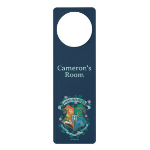 HOGWARTS™ Floral Crest Door Hanger