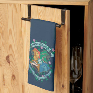 HOGWARTS™ Floral Crest Kitchen Towel
