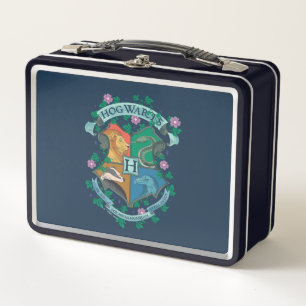HOGWARTS™ Floral Crest Metal Lunch Box