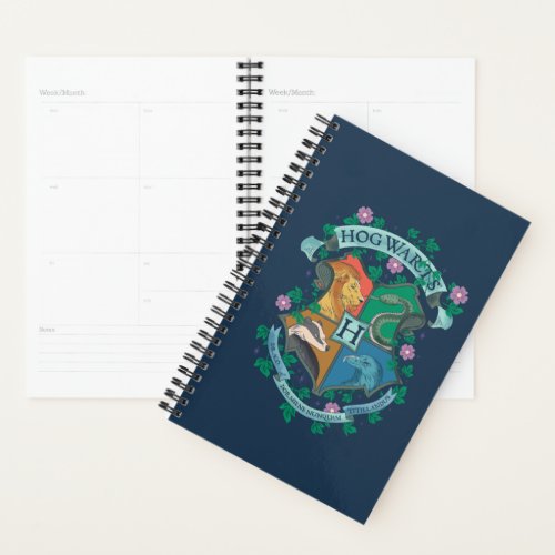 HOGWARTS Floral Crest Planner