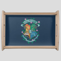 HOGWARTS™ Floral Crest Serving Tray