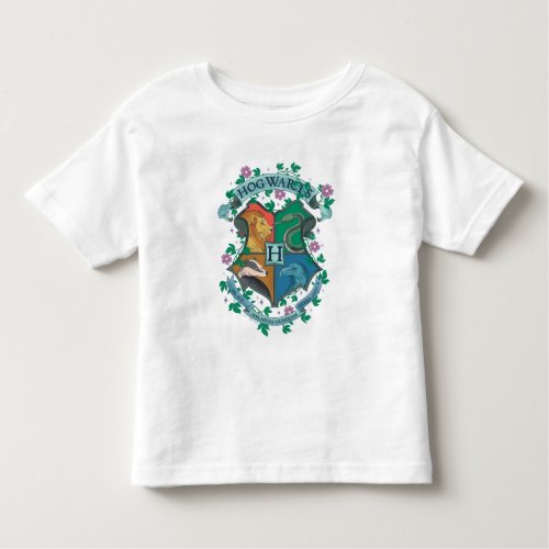 HOGWARTSâ Floral Crest Toddler T_shirt