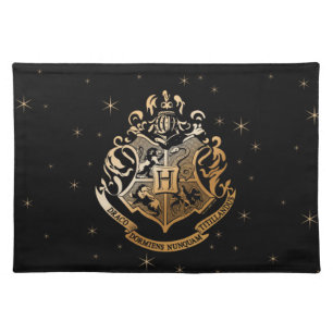 HOGWARTS™ Glistening Golden Crest Cloth Placemat