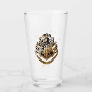 HOGWARTS™ Glistening Golden Crest Glass