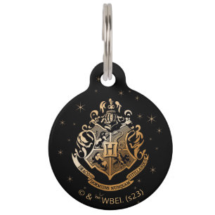 HOGWARTS™ Glistening Golden Crest Pet ID Tag
