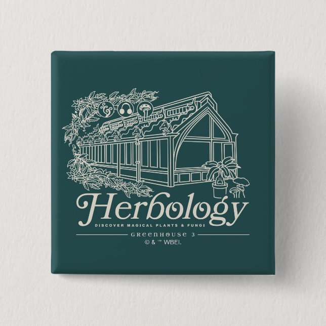 HOGWARTS™ Herbology Greenhouse Button (Front)
