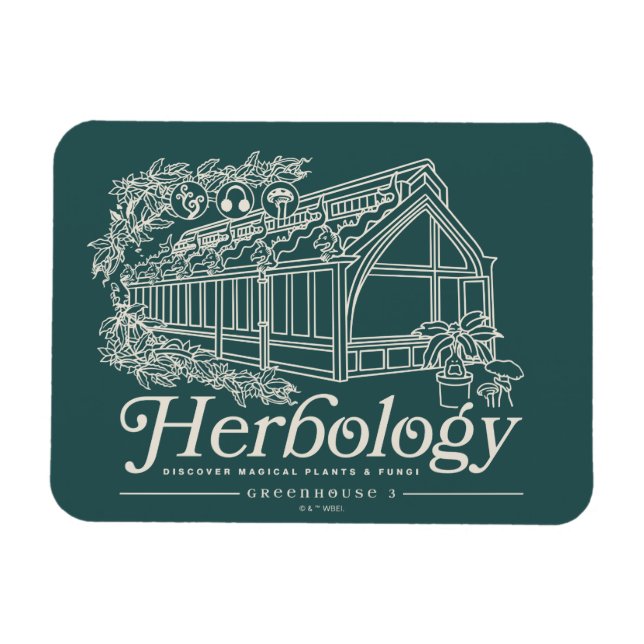HOGWARTS™ Herbology Greenhouse Magnet (Horizontal)