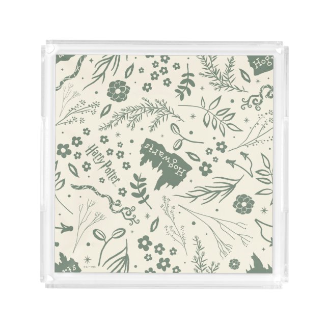 HOGWARTS™ Herbology Magic Pattern Acrylic Tray (Front)