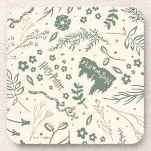HOGWARTS™ Herbology Magic Pattern Beverage Coaster