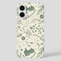 HOGWARTS™ Herbology Magic Pattern iPhone 16 Case