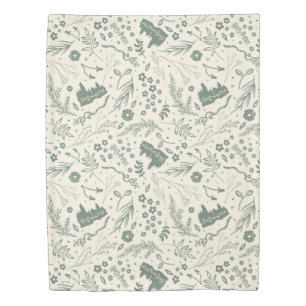 HOGWARTS™ Herbology Magic Pattern Duvet Cover