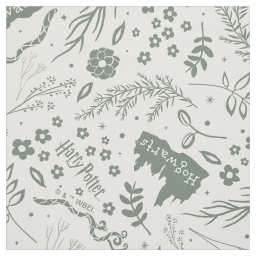 HOGWARTS™ Herbology Magic Pattern Fabric