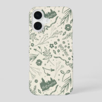 HOGWARTS™ Herbology Magic Pattern iPhone 16 Case