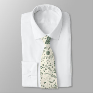 HOGWARTS™ Herbology Magic Pattern Neck Tie
