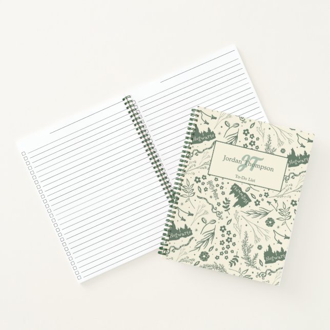HOGWARTS™ Herbology Magic Pattern Notebook (Inside)