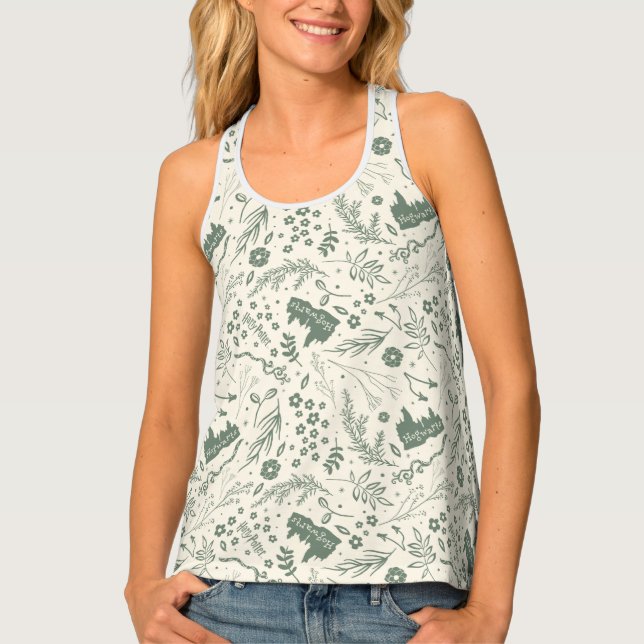 HOGWARTS™ Herbology Magic Pattern Tank Top (Front)