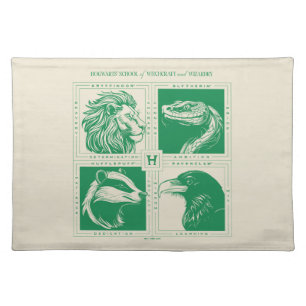HOGWARTS™ House Animals Grid Cloth Placemat