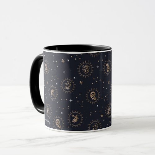 Hogwarts House Crests Constellation Pattern Mug