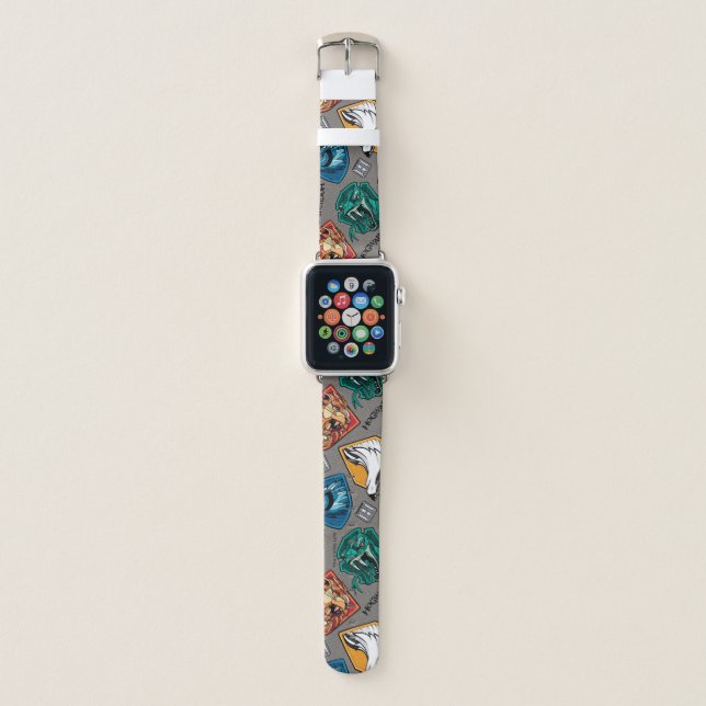 HOGWARTS™ Houses Crosshatched Pattern Apple Watch Band (Front)
