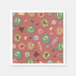 HOGWARTS™ Houses Holiday Cookie Pattern Napkins