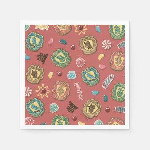 HOGWARTS™ Houses Holiday Cookie Pattern Napkins
