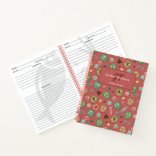 HOGWARTS™ Houses Holiday Cookie Pattern Notebook