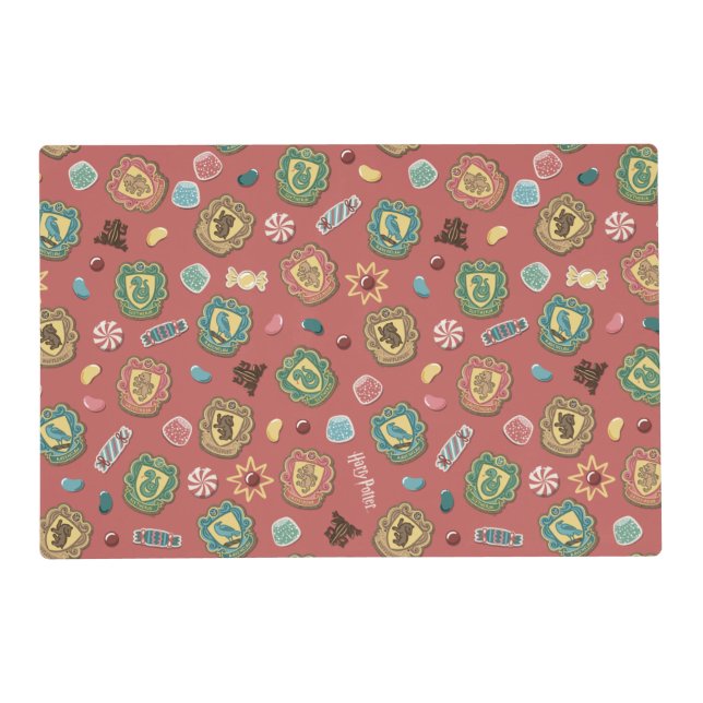 HOGWARTS™ Houses Holiday Cookie Pattern Placemat (Front)