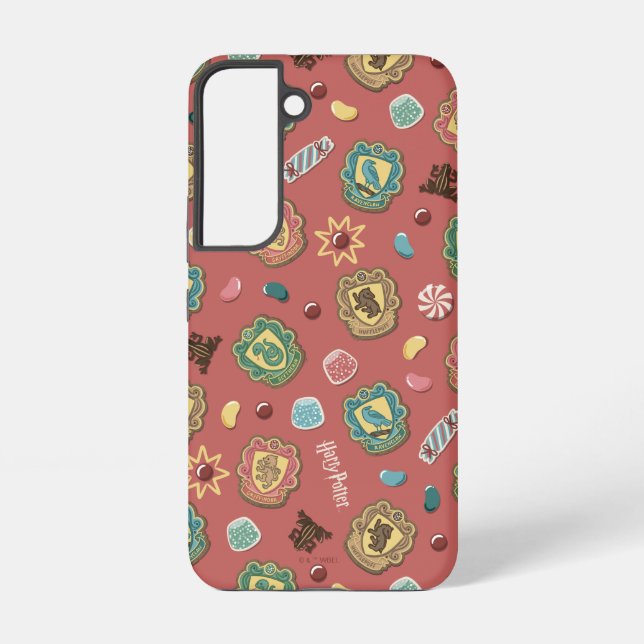 HOGWARTS™ Houses Holiday Cookie Pattern Samsung Galaxy Case (Back)