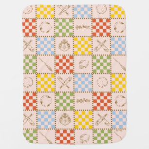 HOGWARTS™ QUIDDITCH™ Team Checker Pattern Baby Blanket