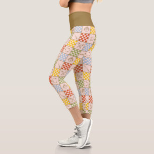 HOGWARTS™ QUIDDITCH™ Team Checker Pattern Capri Leggings