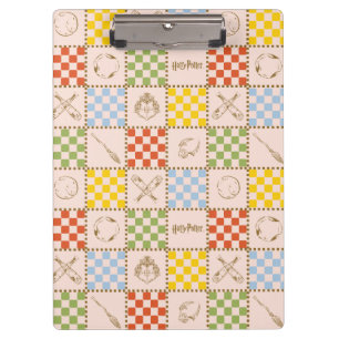 HOGWARTS™ QUIDDITCH™ Team Checker Pattern Clipboard