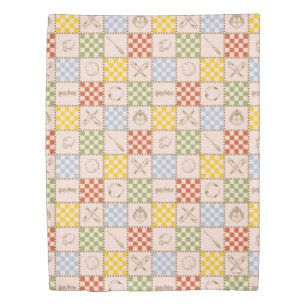 HOGWARTS™ QUIDDITCH™ Team Checker Pattern Duvet Cover