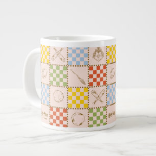 HOGWARTS™ QUIDDITCH™ Team Checker Pattern Giant Coffee Mug