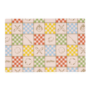 HOGWARTS™ QUIDDITCH™ Team Checker Pattern Placemat