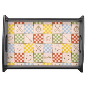 HOGWARTS™ QUIDDITCH™ Team Checker Pattern Serving Tray