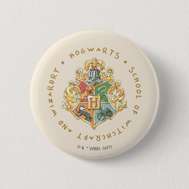 HOGWARTS™ School of Witchcraft and Wizardry Button (Front)