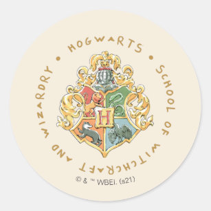 Harry Potter Hogwarts School Badge Wall Sticker #kidsroomdecor  #kidroomdecoration …