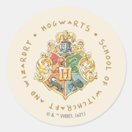 HOGWARTS™ School of Witchcraft and Wizardry Classic Round Sticker