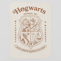 HOGWARTS™ School of Witchcraft and Wizardry Crest Baby Blanket