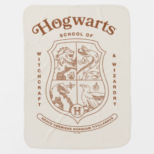 HOGWARTS™ School of Witchcraft and Wizardry Crest Baby Blanket