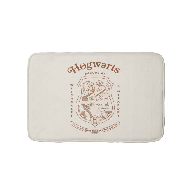 HOGWARTS™ School of Witchcraft and Wizardry Crest Bath Mat (Front)