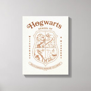 HOGWARTS™ School of Witchcraft and Wizardry Crest Canvas Print