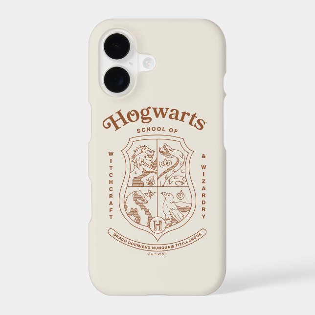 HOGWARTS™ School of Witchcraft and Wizardry Crest Case-Mate iPhone Case (Back)