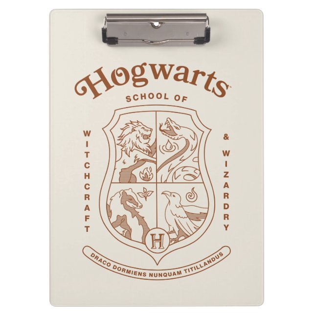 HOGWARTS™ School of Witchcraft and Wizardry Crest Clipboard (Front)