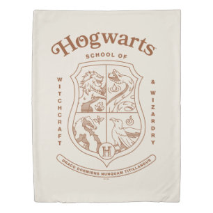HOGWARTS™ School of Witchcraft and Wizardry Crest Duvet Cover